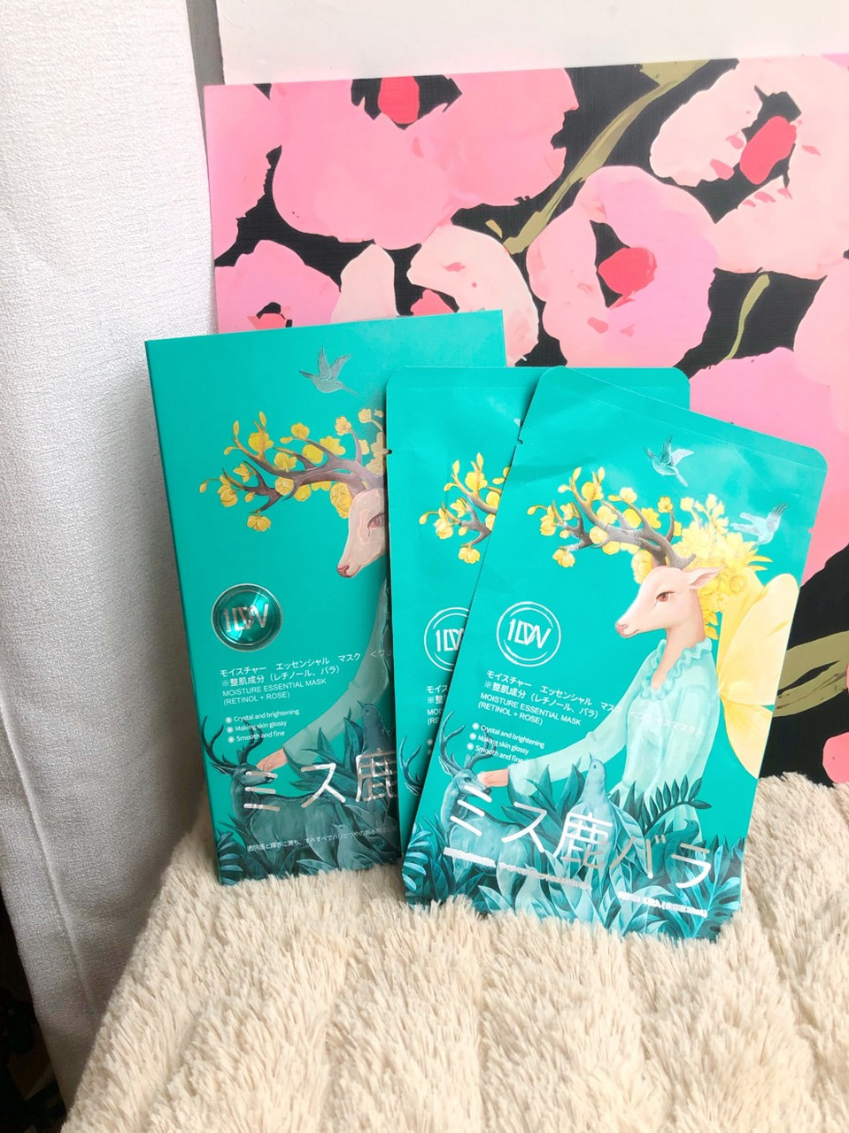 我的补水好物,1dm鹿小姐面膜  我用了好一段时间的补水面膜 其中这款1