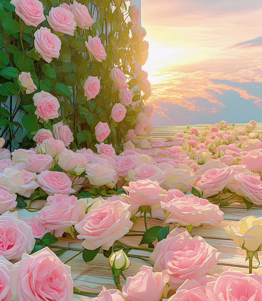 粉色花海#ai表白教师节