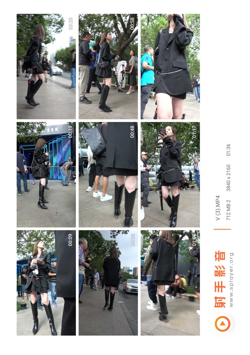 精选街拍视频 No.011 长靴时尚镁钕 [1.33GB]的插图