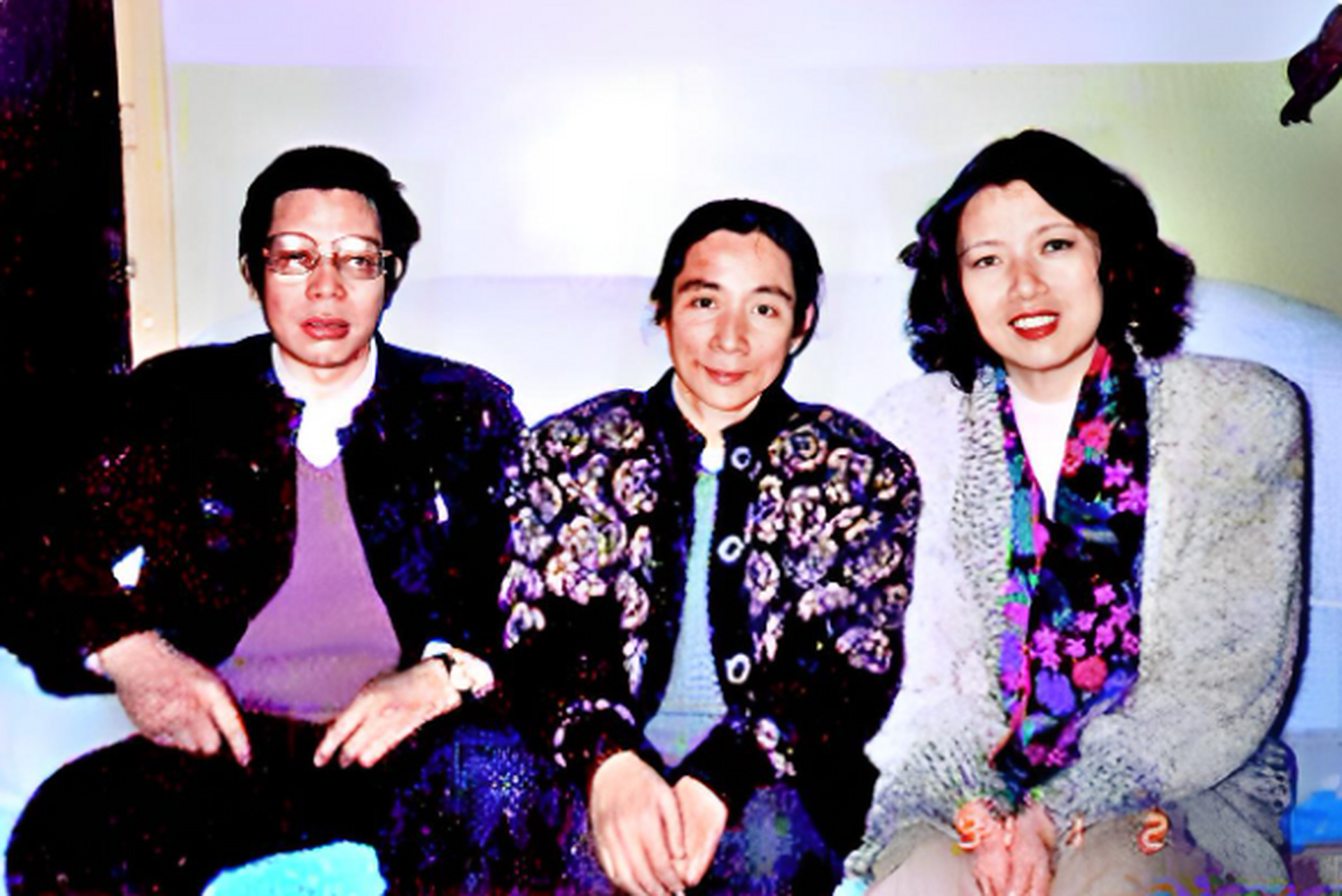 1991年,这是林豆豆,张清林和张宁的一张珍贵合影.