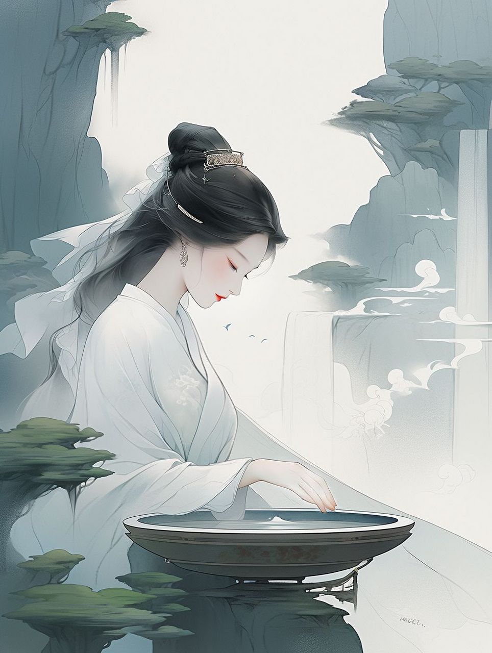 古风美图:人生最低的境界是平凡,其次是超凡脱俗,有些事情,如果可以