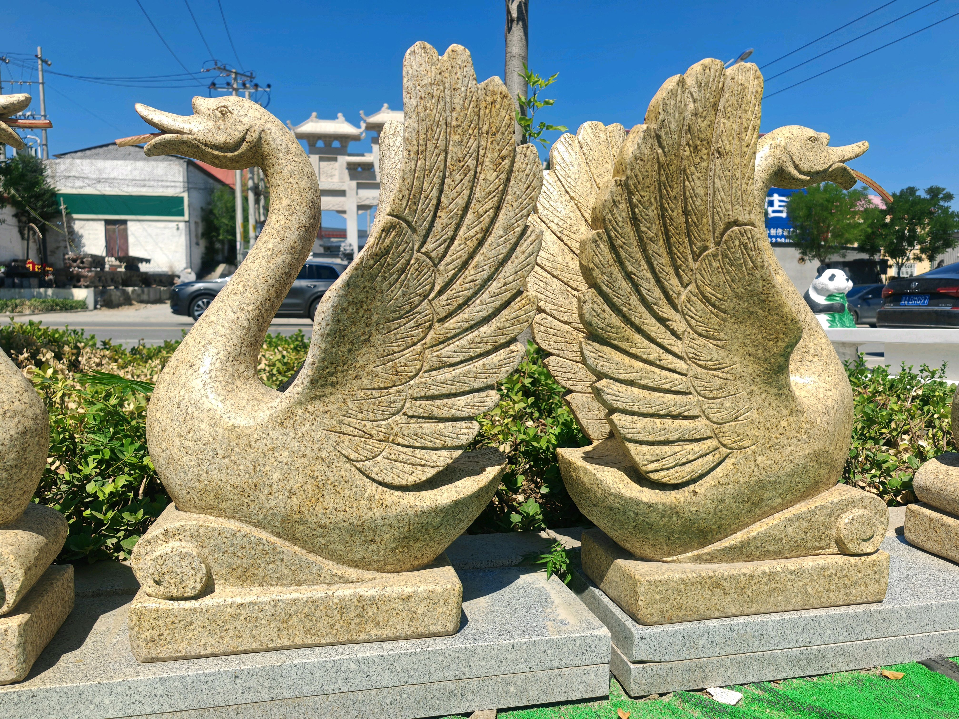 水景装饰天鹅雕塑景观喷水天鹅雕塑摆件