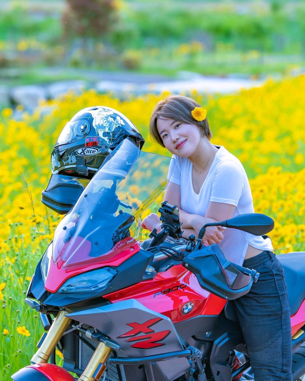 机车小姐姐#摩托车