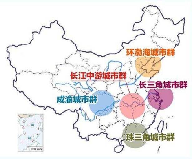 我国五大城市群,哪一个"群"的高等教育实力最强大?