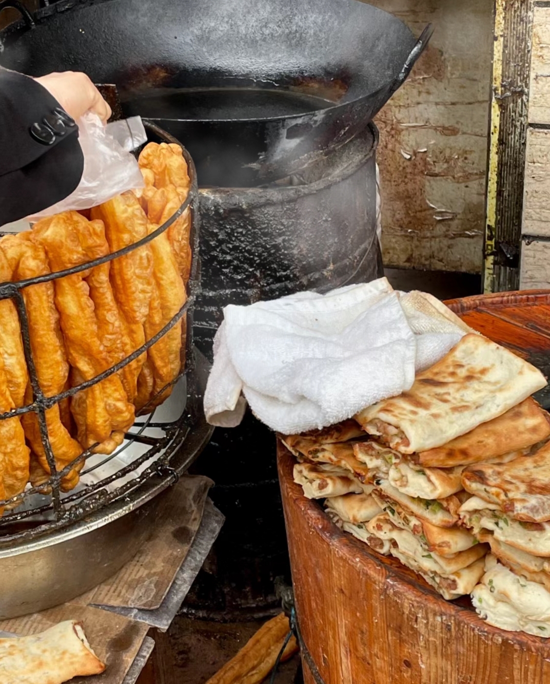 建德大饼油条图片