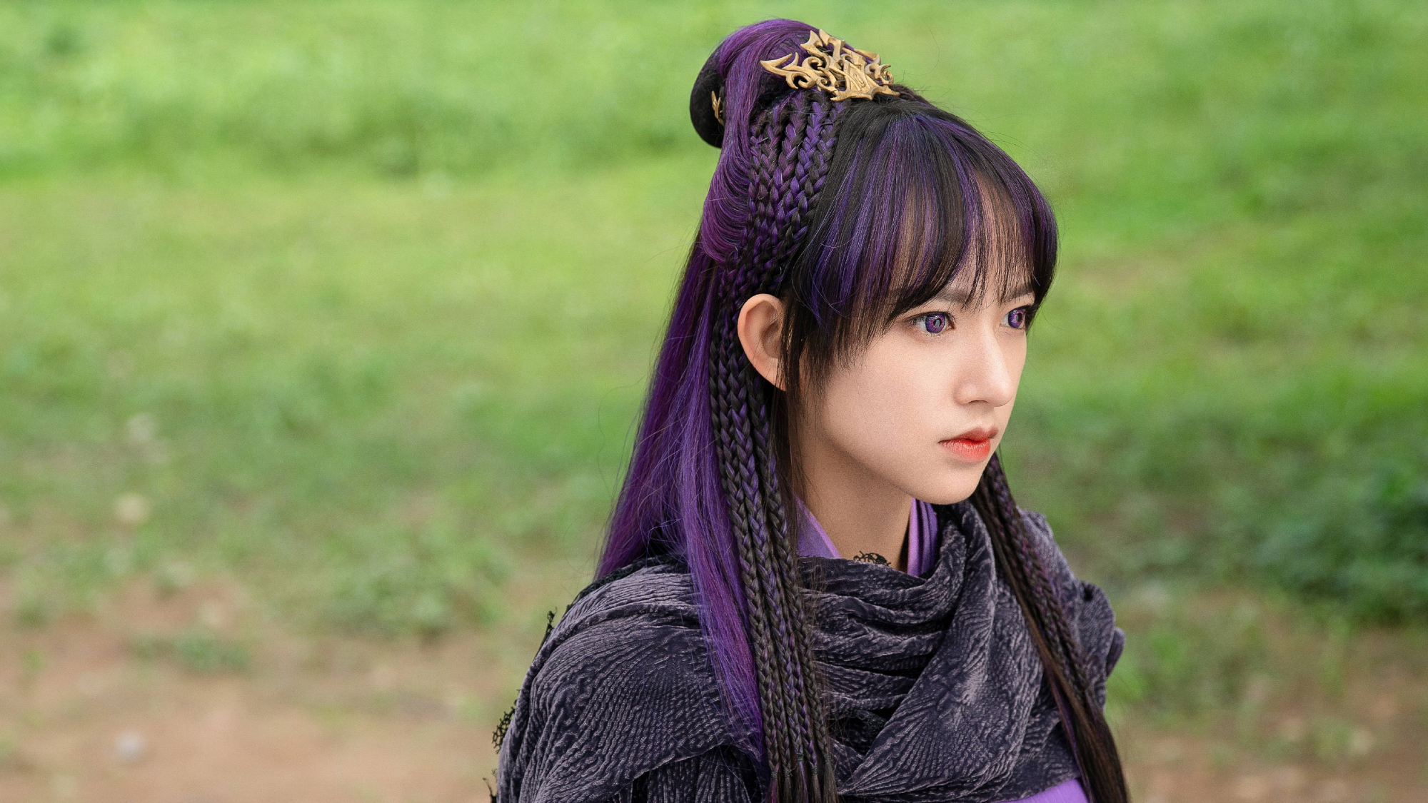 演员程潇,电视剧《灵域》粉颊乌发,婉约灵动,请看剧照