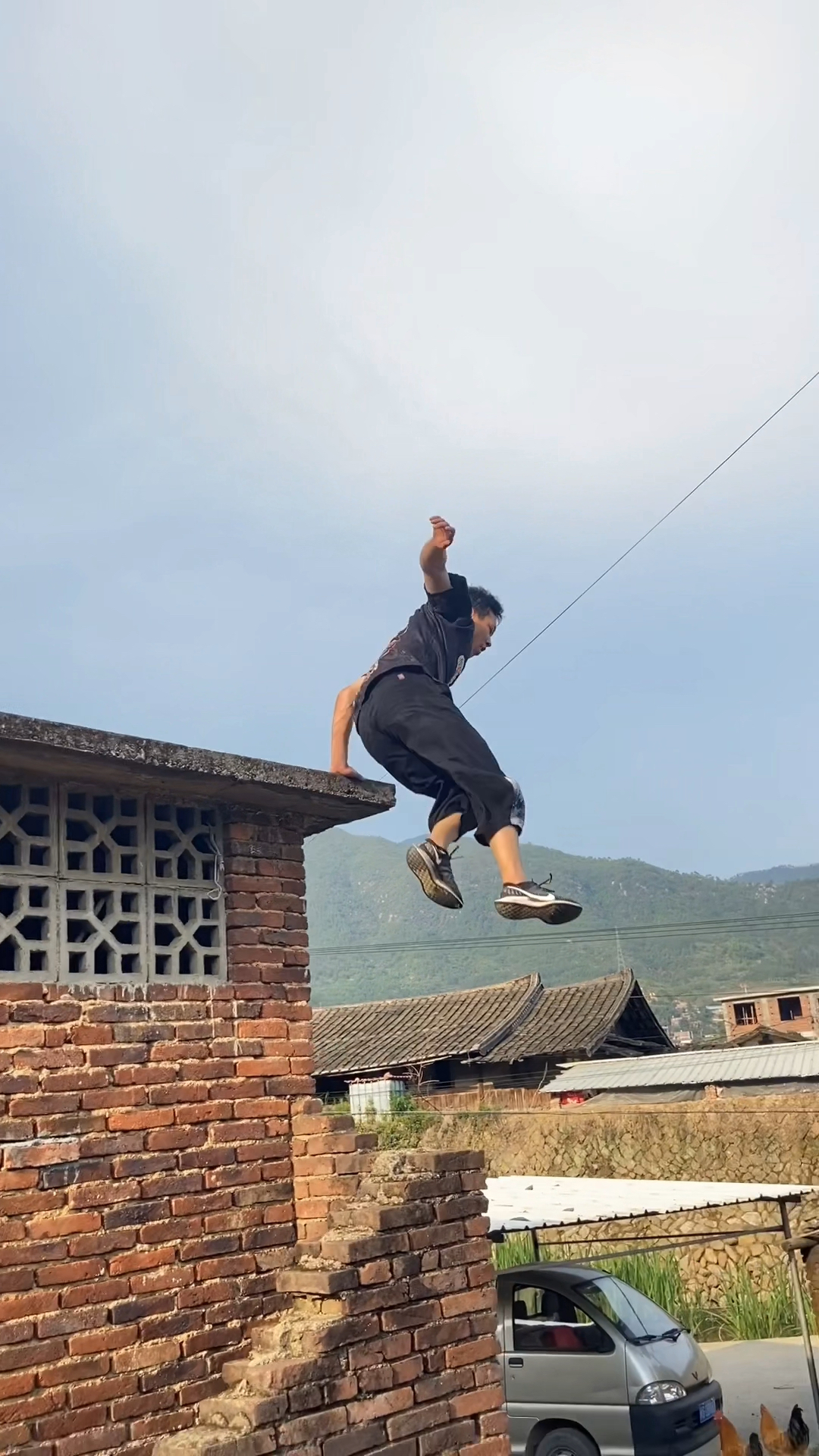 真正的轻功飞檐走壁