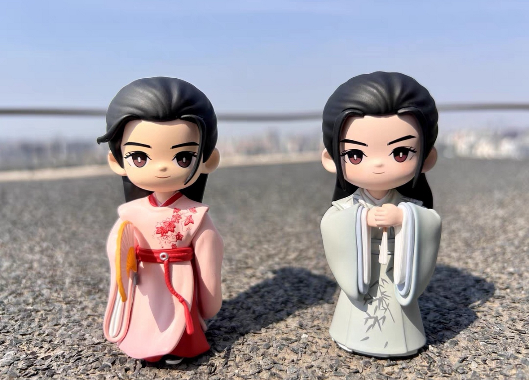 山河令联名q版手办潮流玩偶桌面摆件官方模型周子舒温客行!