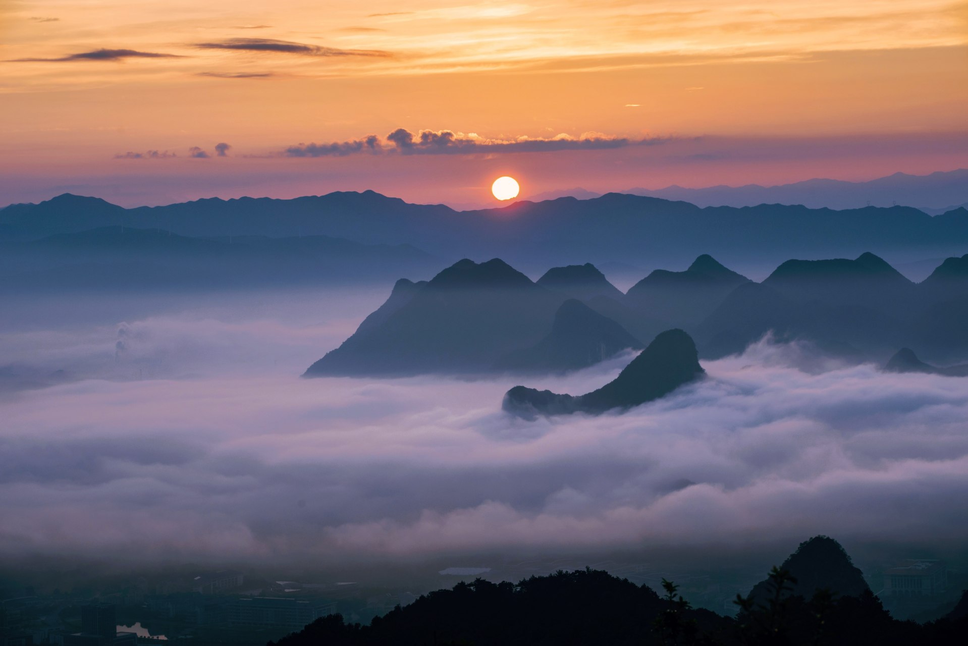 桂林尧山景区图片