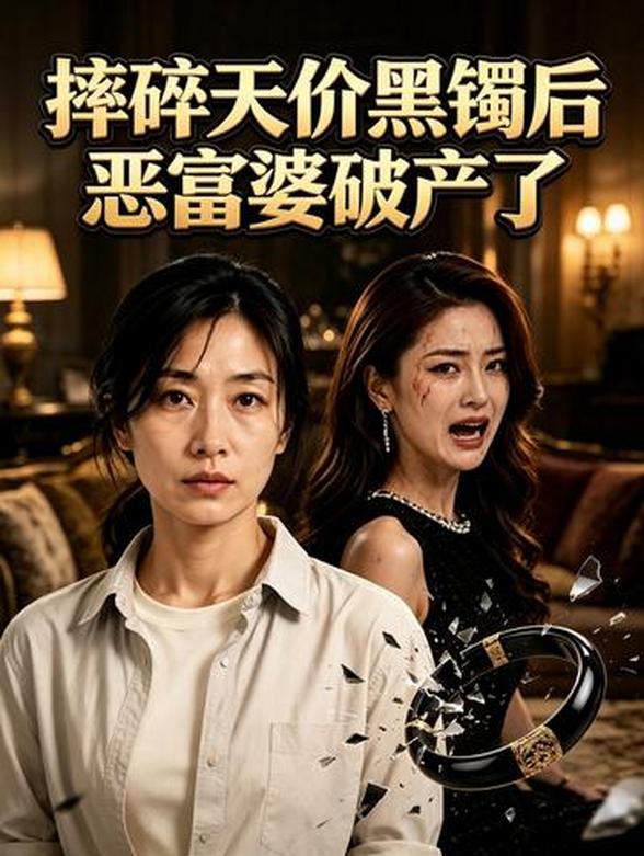 摔碎天价黑镯后恶富婆破产了