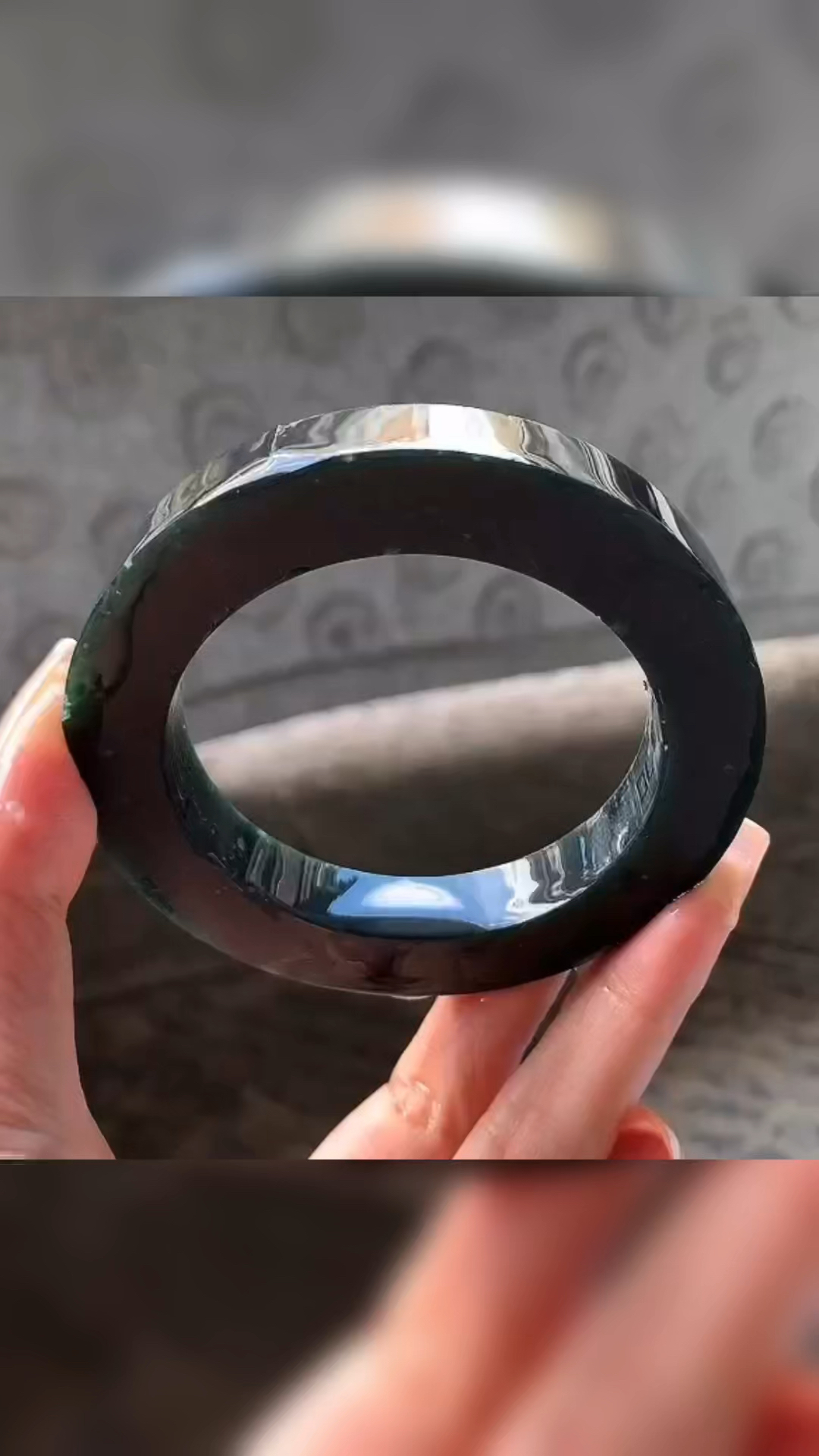 墨翠手镯胚分享
