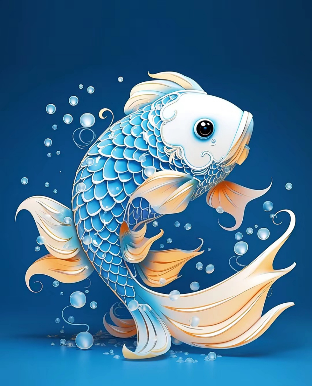 听说锦鲤附体吉祥如意!希望给你我带来好运!