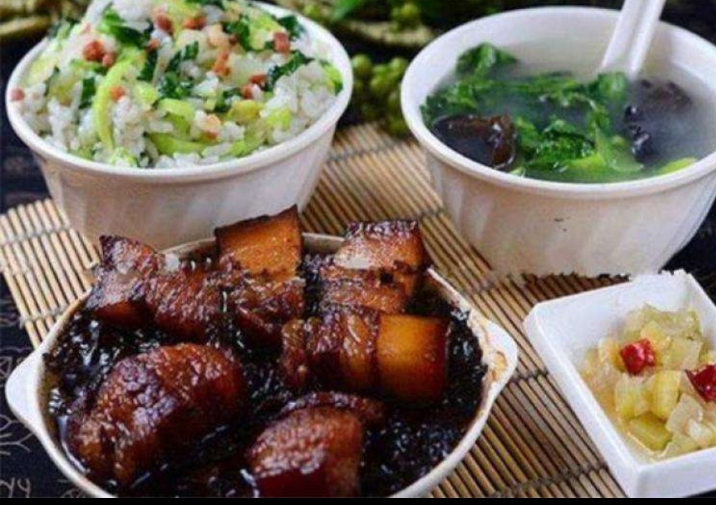 上海传奇美食,安徽菜饭骨头汤
