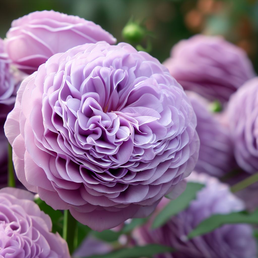 薰衣草花环月季:一种让你爱不释手的蓝紫色系月季