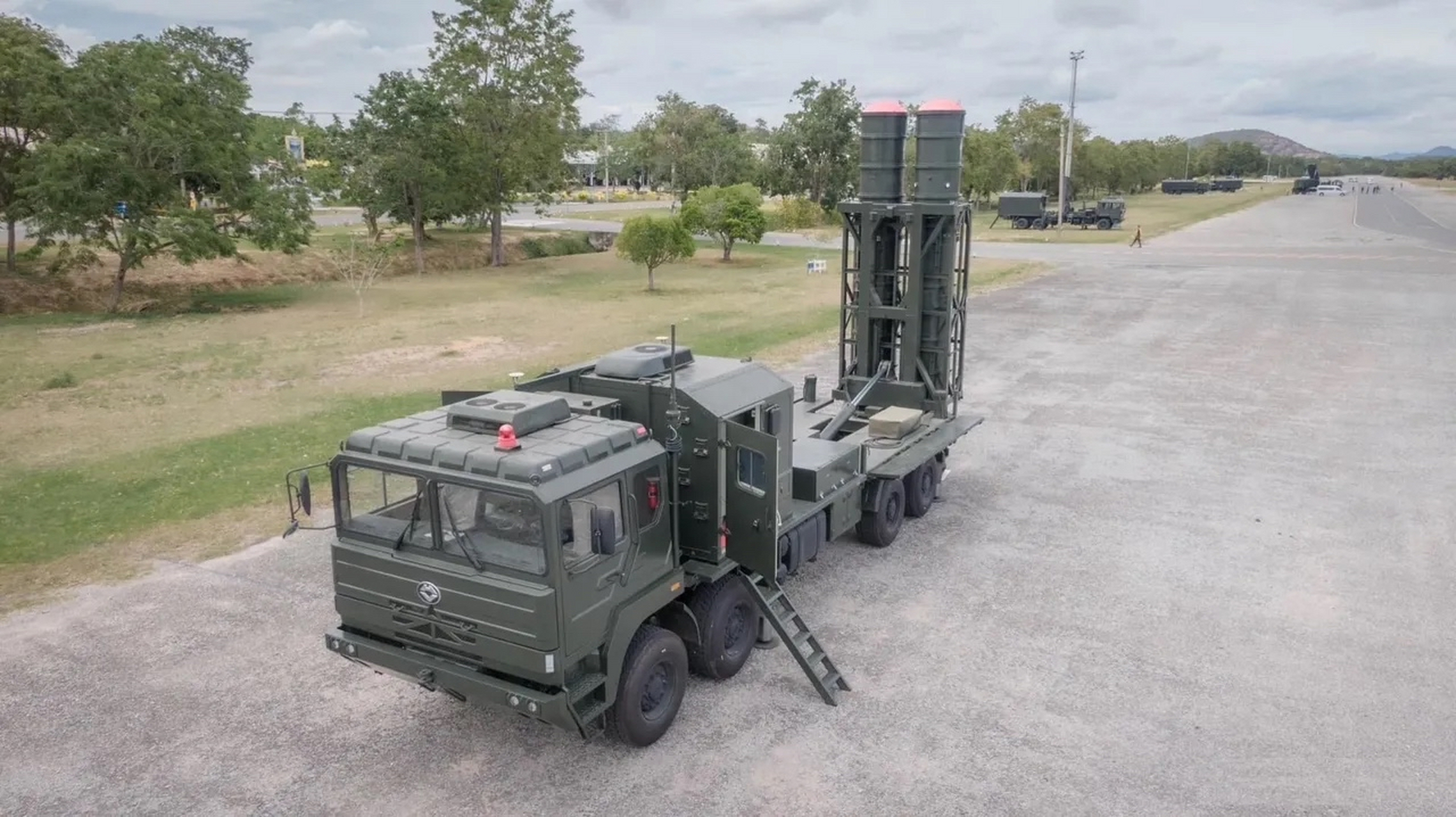 泰国海军防空部队的fk-3型防空导弹系统. 塞尔维亚也有装备.
