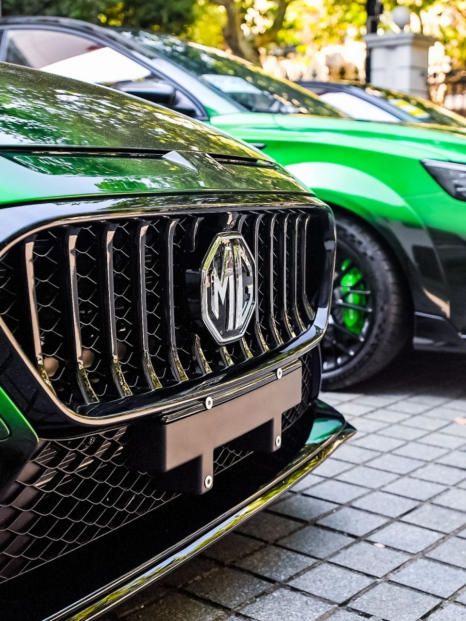 xpower 和小集美一起应邀参加名爵mg6 xpower的交车仪式,地址就在武康