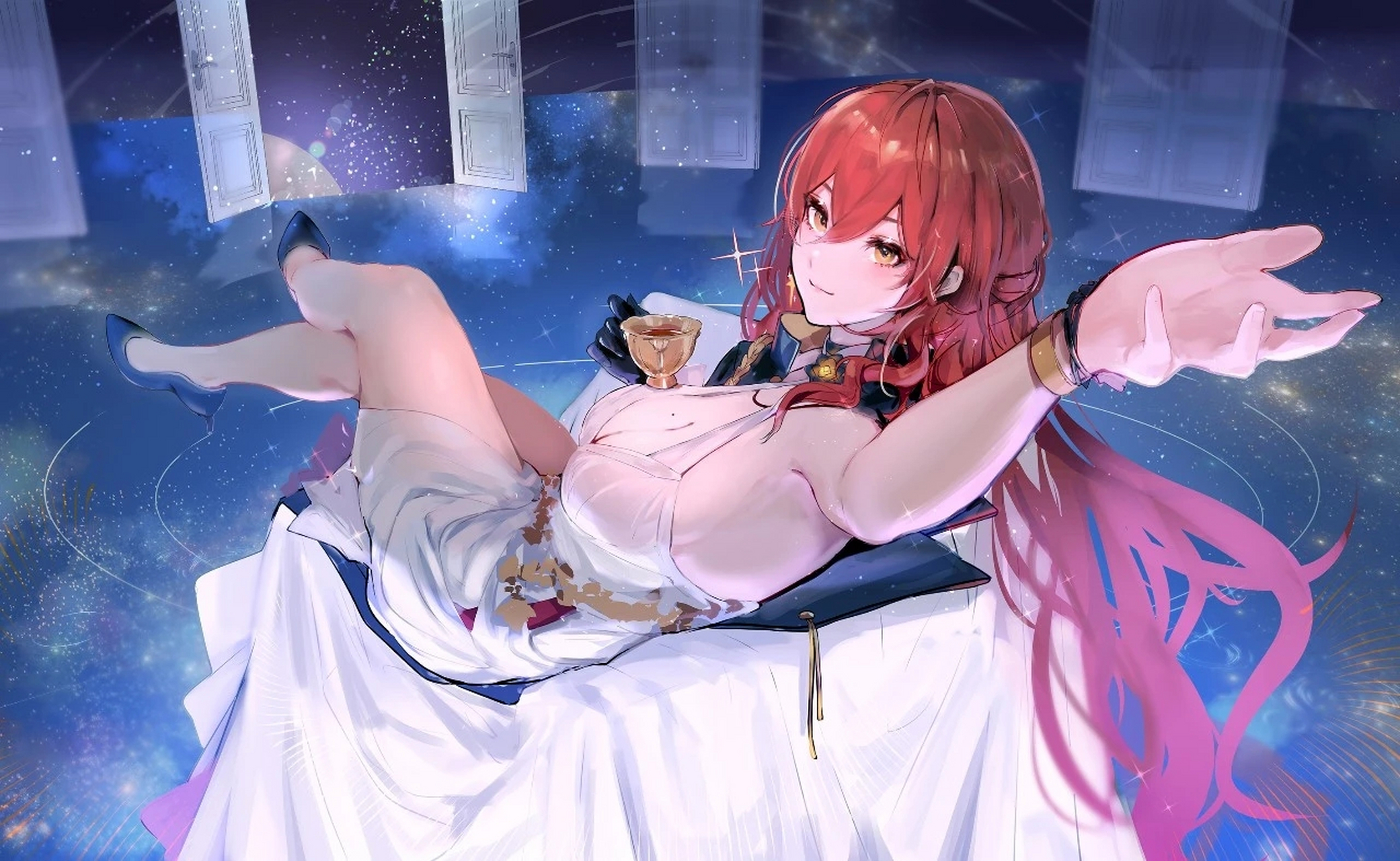 《姬子:欢迎来到列车!》,画师:maria.喜欢就点个赞吧!#崩坏星穹铁道