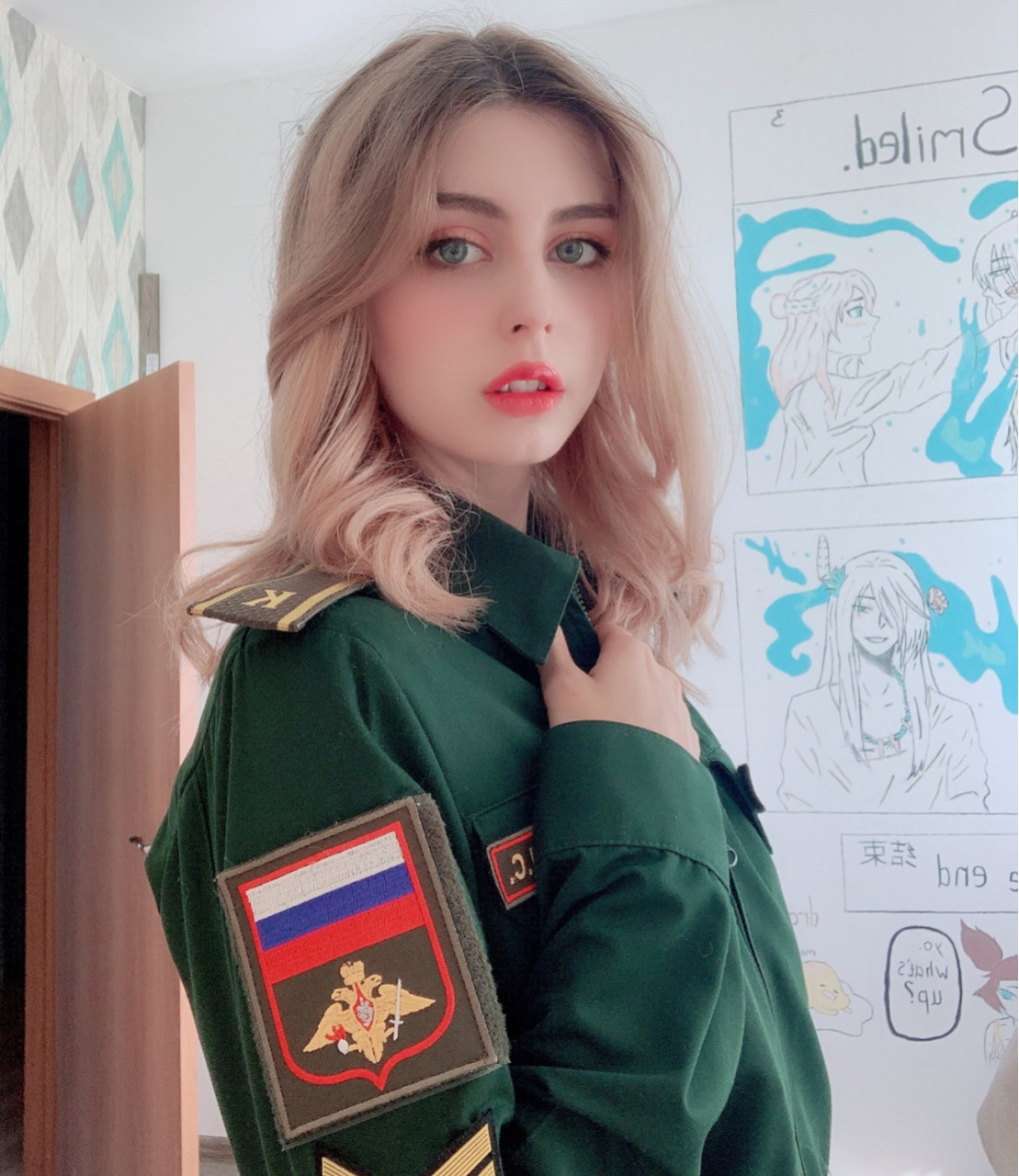 俄罗斯高颜值女兵,又美又飒,兄弟们觉得怎么样 #俄罗斯# #美女