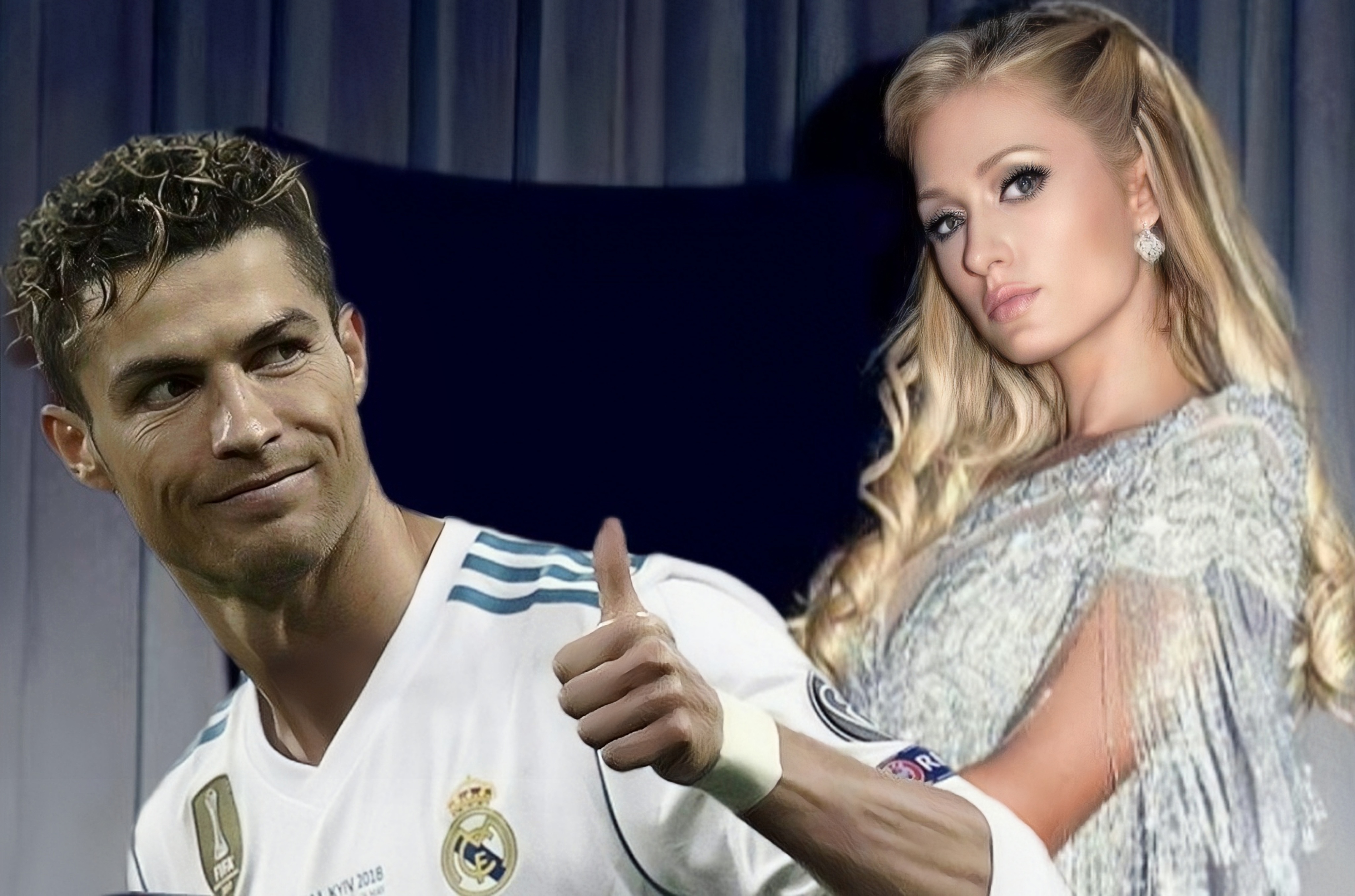 点评 卡戴珊搭上c罗,皇马国王和她有染,希尔顿:吃剩下的