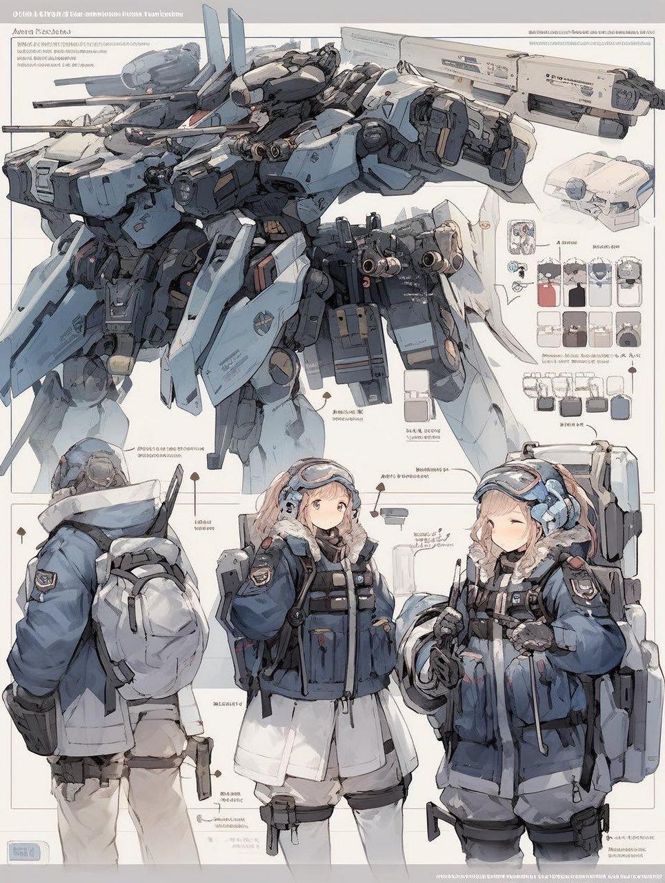 今日份的机甲娘～#二次元美图