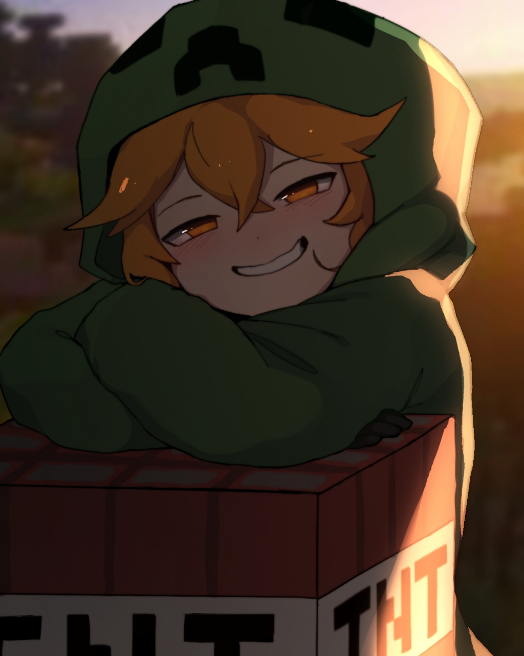 再看一眼就会爆炸,再近一点快被融化~[滑稽] ——苦力怕&末影人(我的