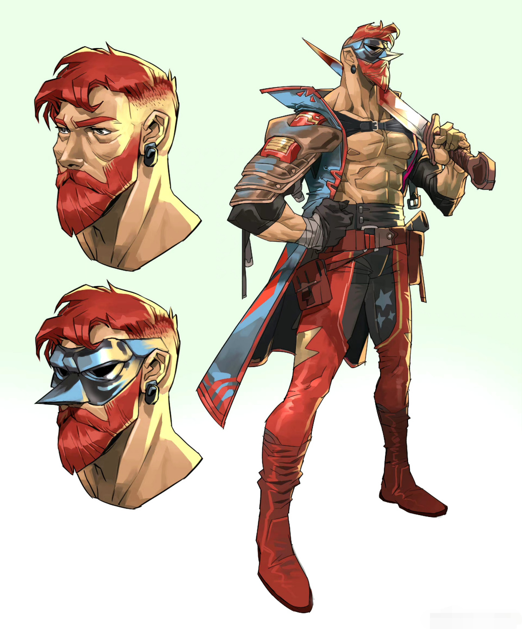 赛博战士,画师mehran iranloo科幻作品欣赏. #插画# #动漫# #动漫