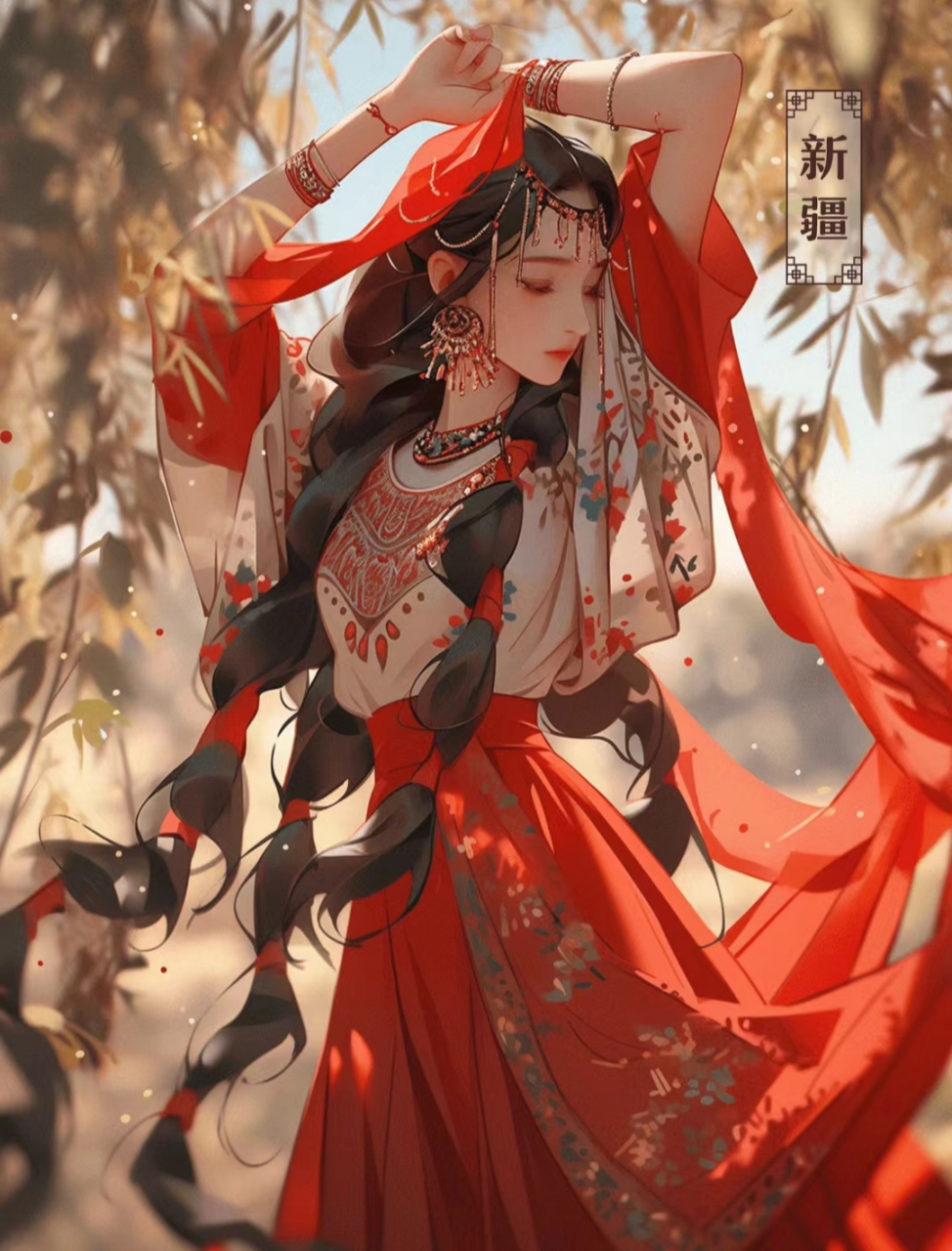 中国城市拟人之神秘辽阔的新疆