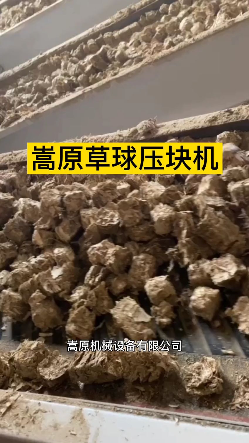 东北地区农业秸秆废物利用价值高利用草球压块机生产饲料看看效果