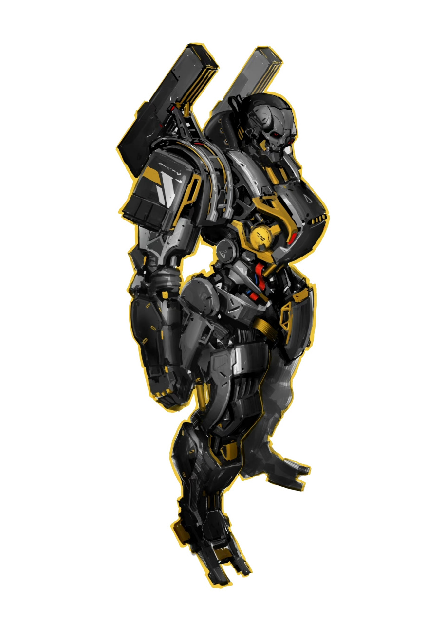 概念艺术家shinku kim机械元素概念设计作品欣赏.