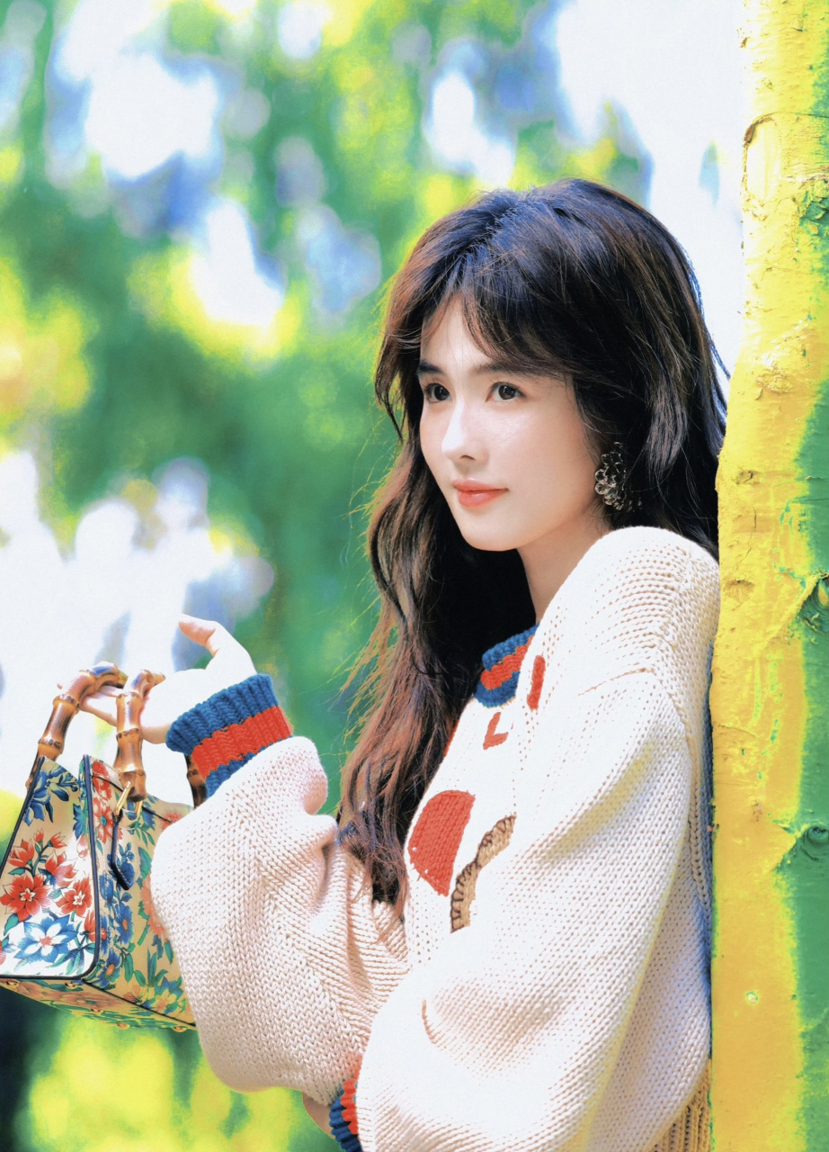 白鹿清纯唯美写真