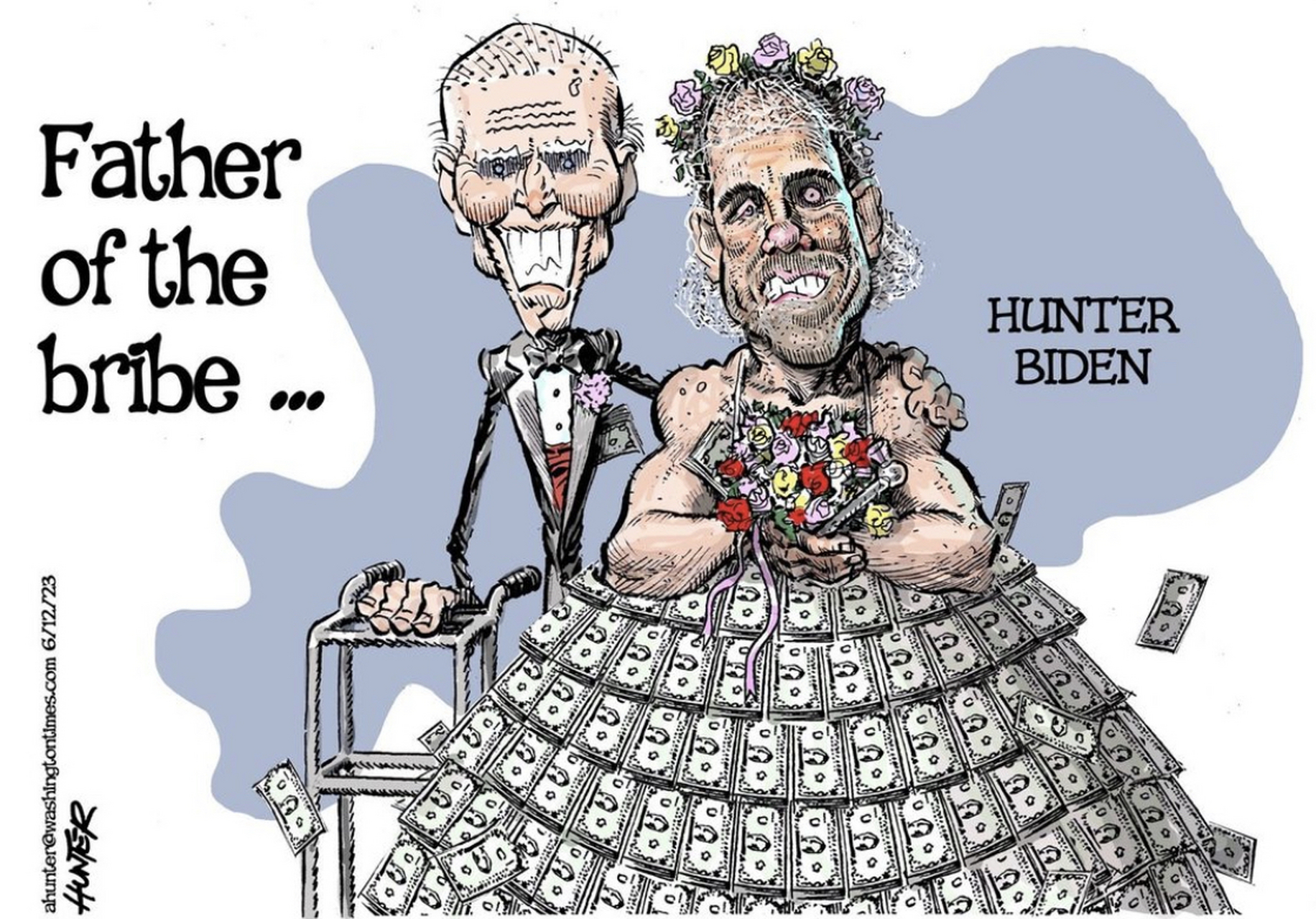 美国媒体对拜登父子的讽刺漫画[赞同]