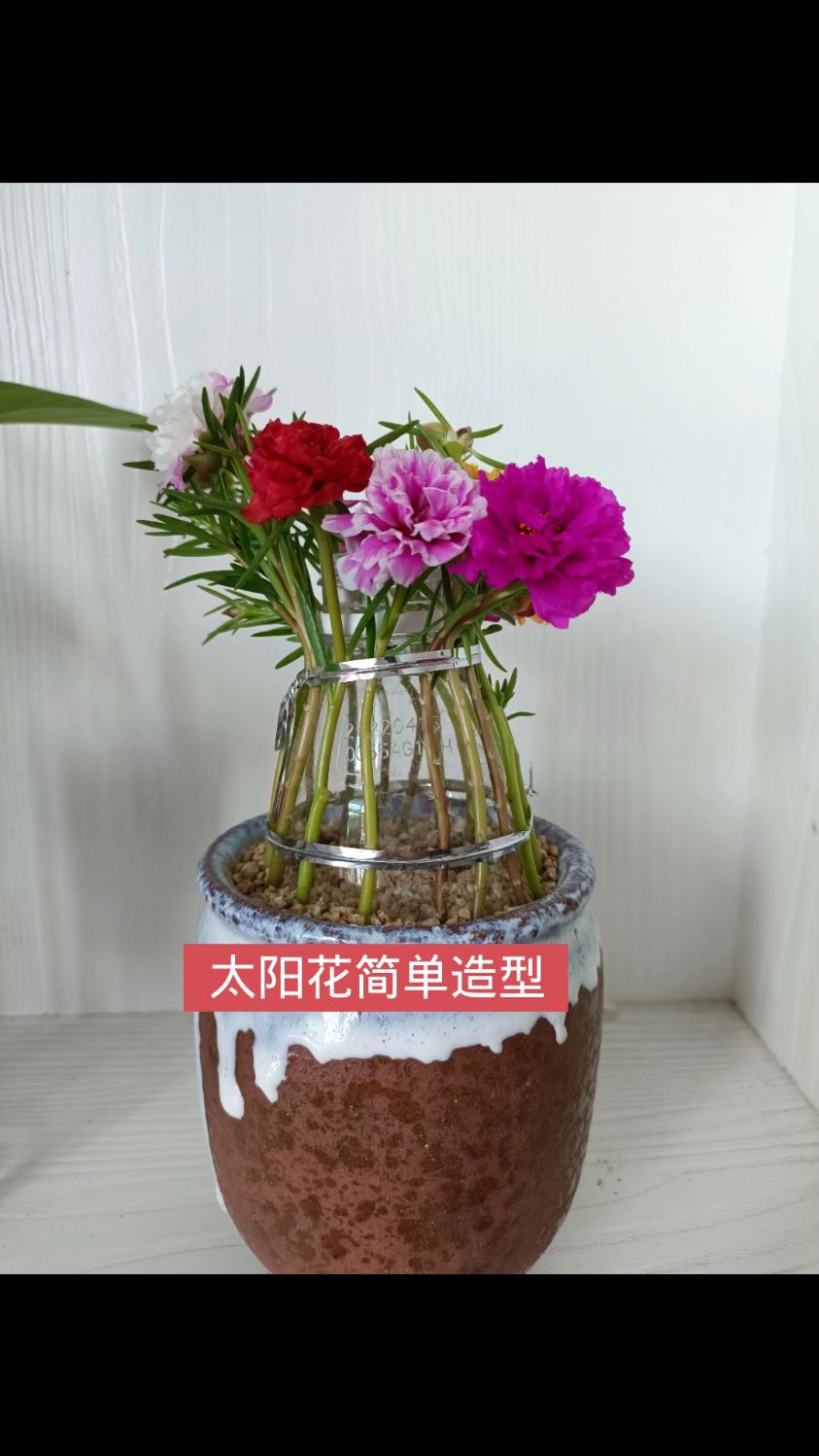 简单太阳花造型