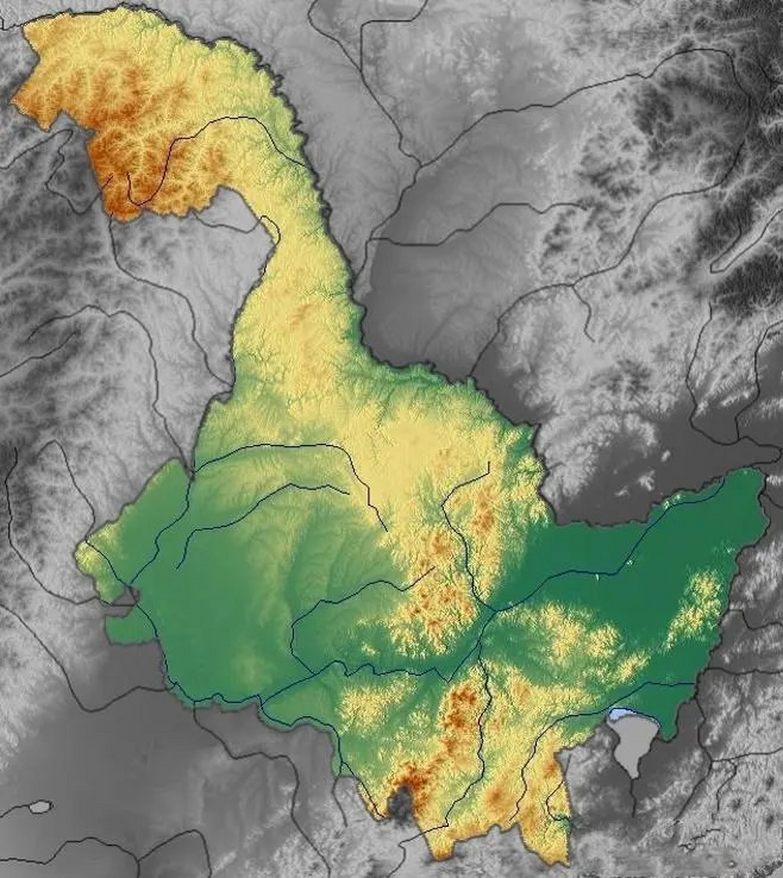 三江平原地理位置图图片