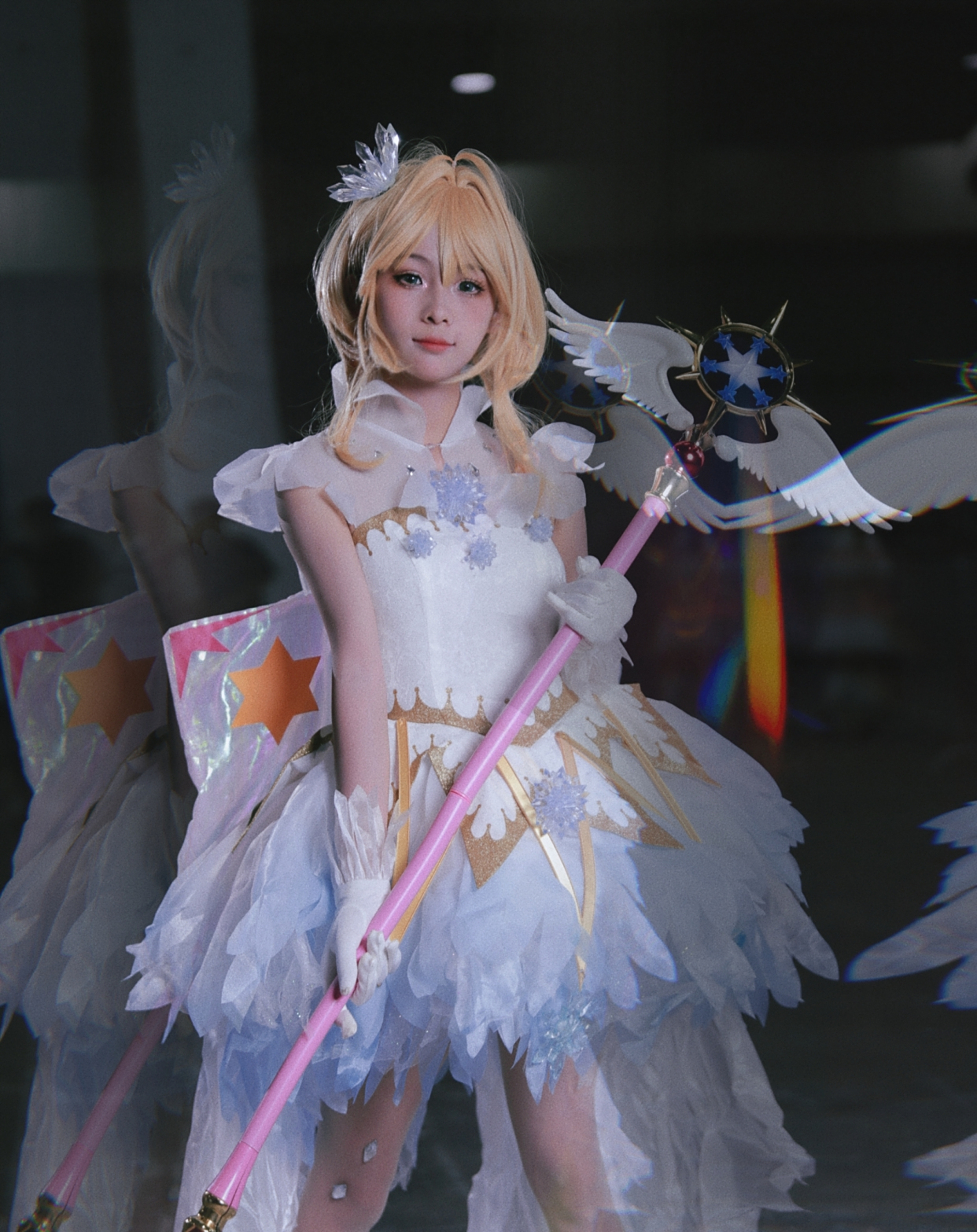 「cosplay场照」魔卡少女樱 小樱 冰晶服 冰雪天使