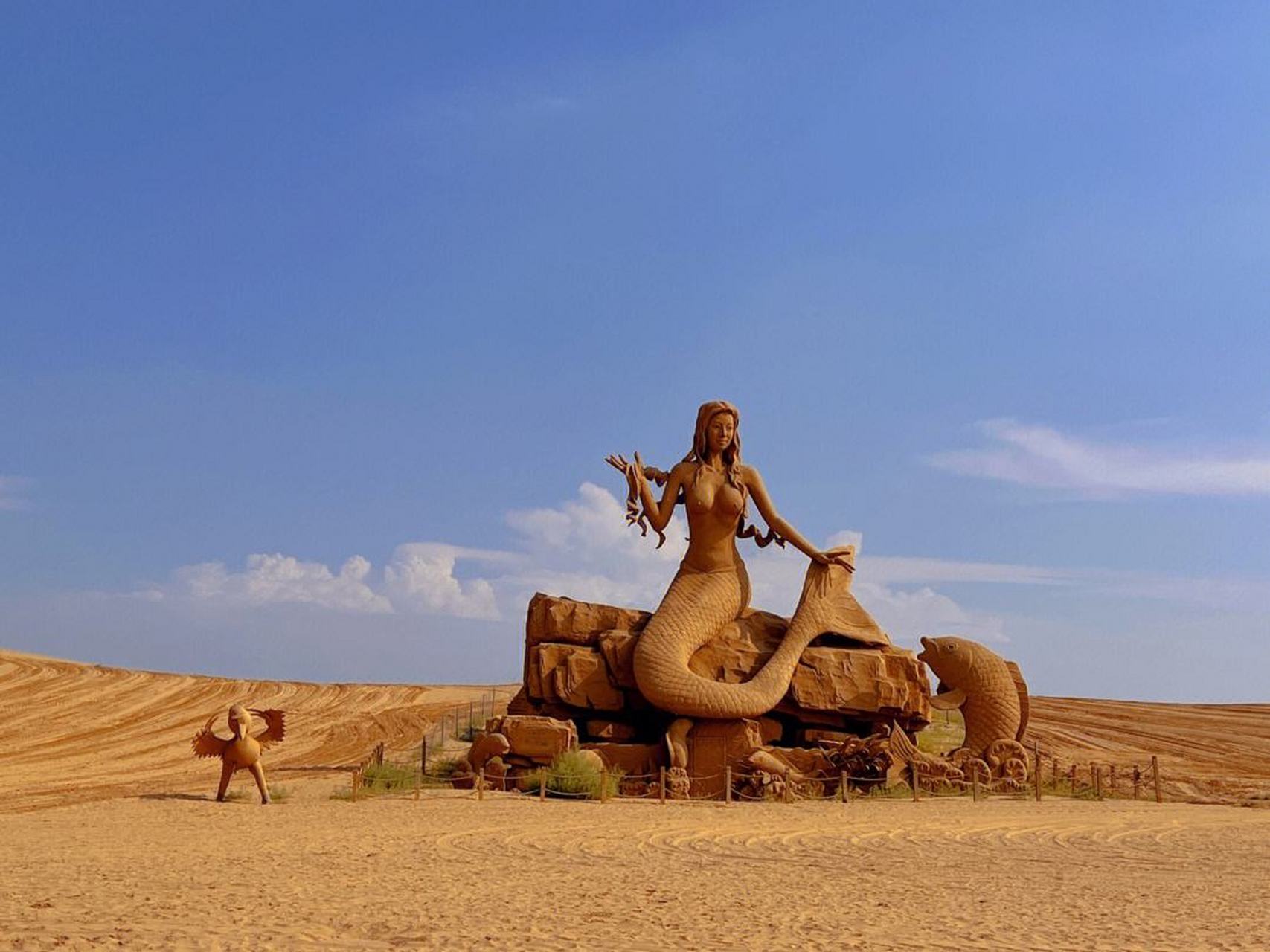宁夏石嘴山市沙湖旅游景区是一个国家风景名胜区,国家5a级旅游风景区