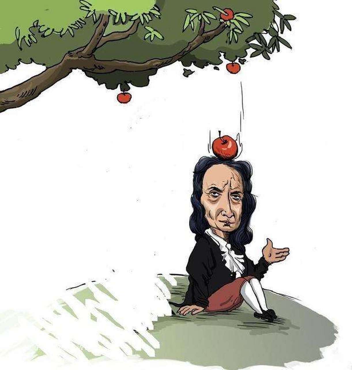 有一次,英国著名科学家牛顿请一位好友吃饭.菜肴都上齐了,可是牛顿突