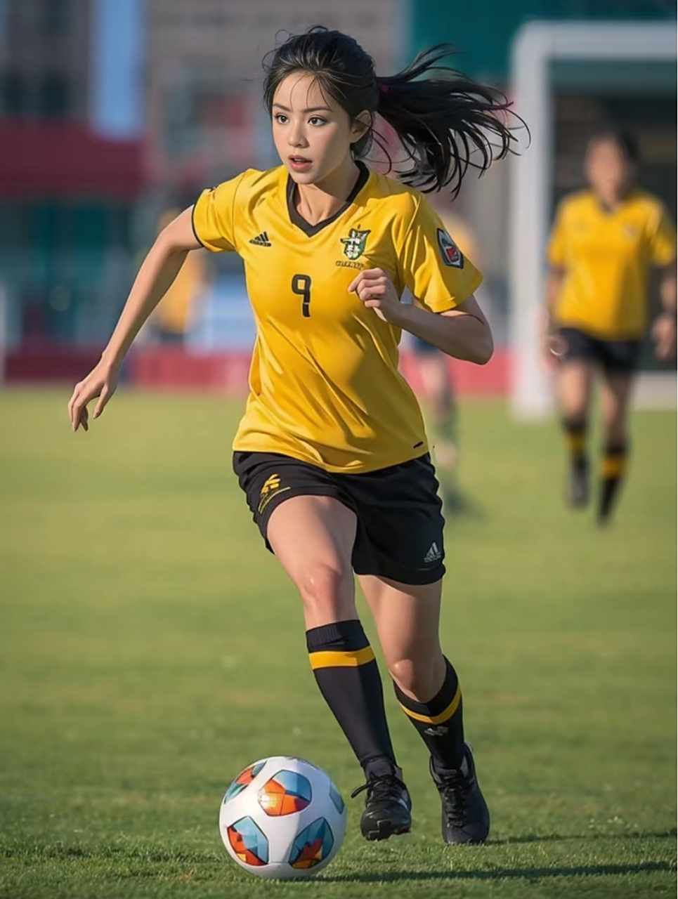 踢足球的女生是不是很稀有?