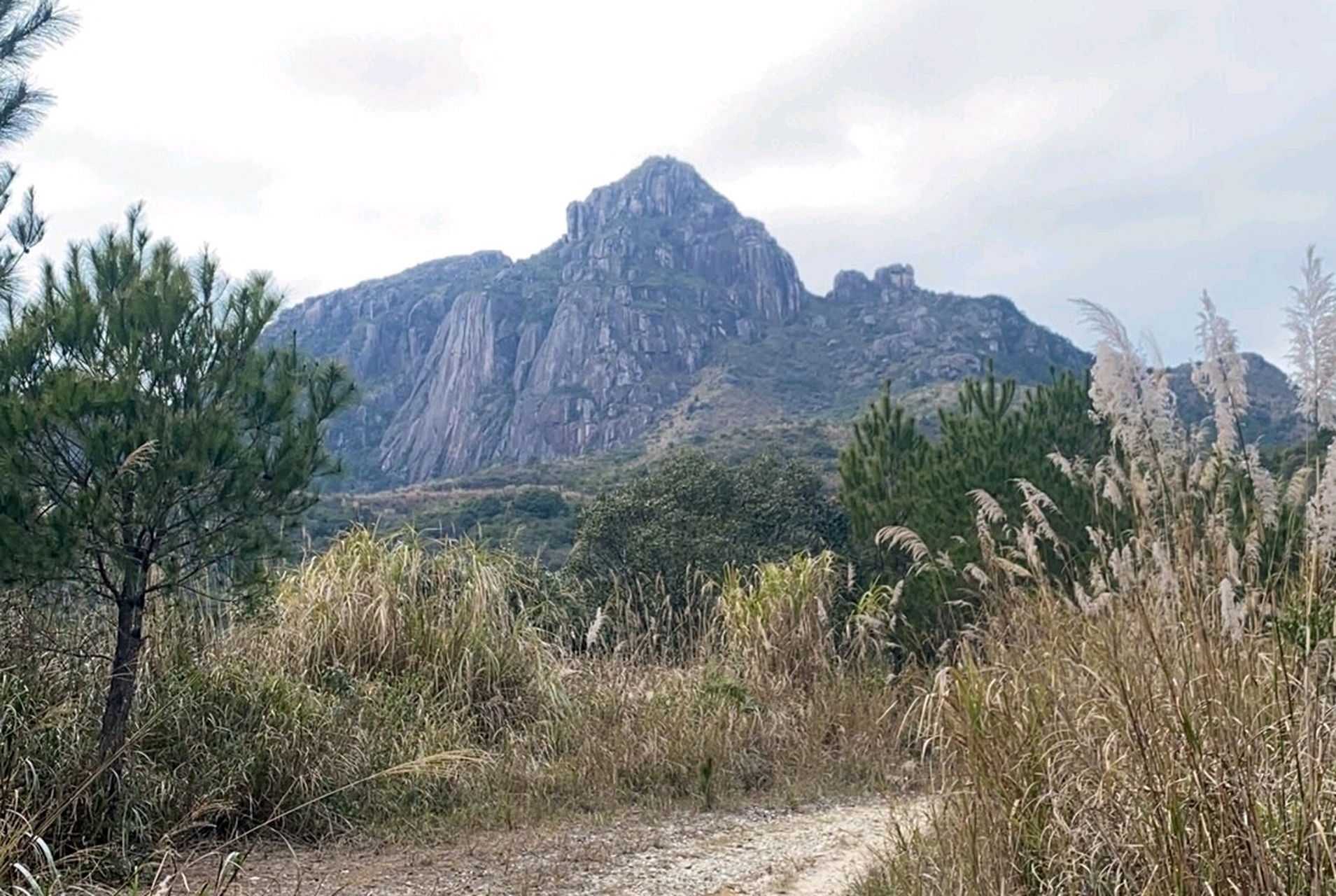 潮州凤凰山主峰凤鸟髻,海拔1497.