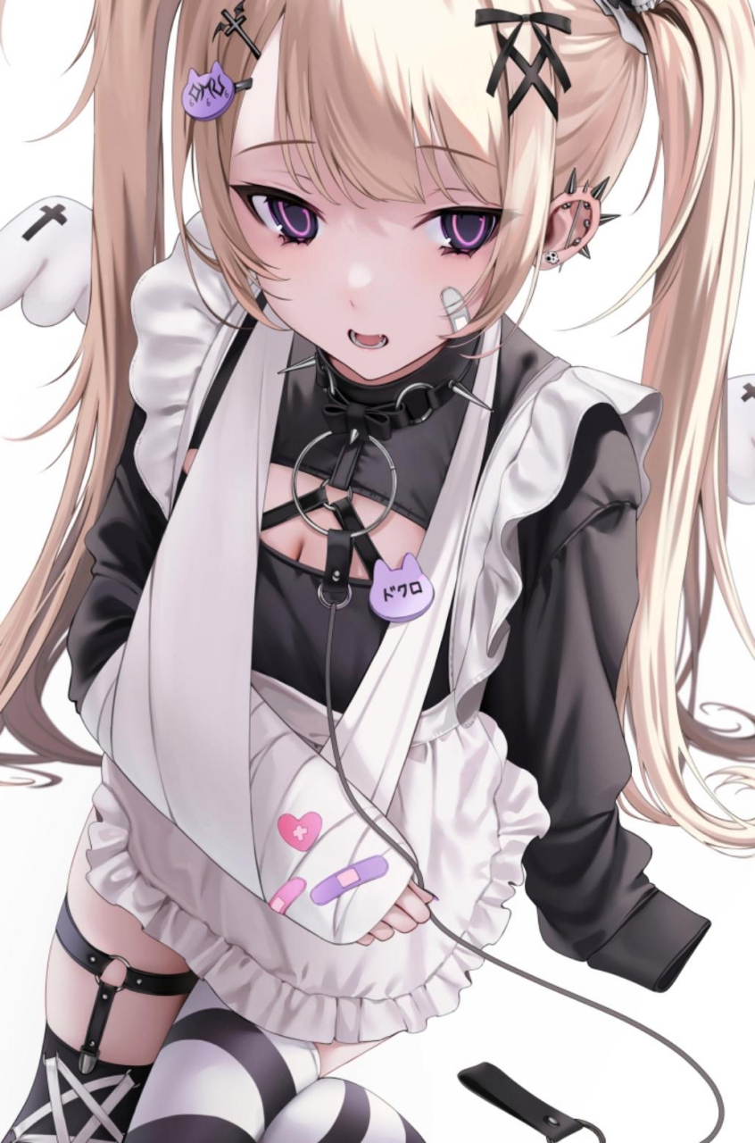 假装受伤的地雷系少女!