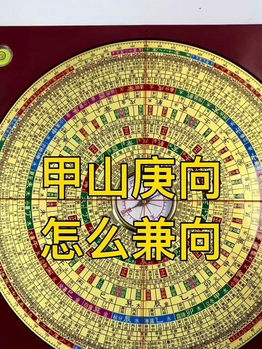 罗盘上的甲庚向,怎么兼向?