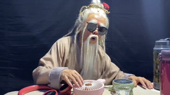 65岁潘长江走出网暴阴影,扮葫芦娃爷爷玩打碟,手舞足蹈兴致嗨