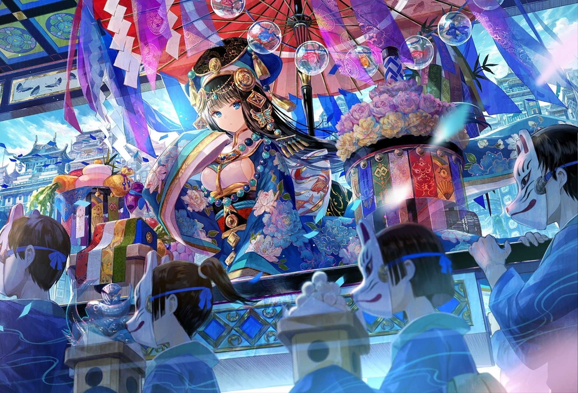 极彩色的魔术师 画师:藤choco#动漫