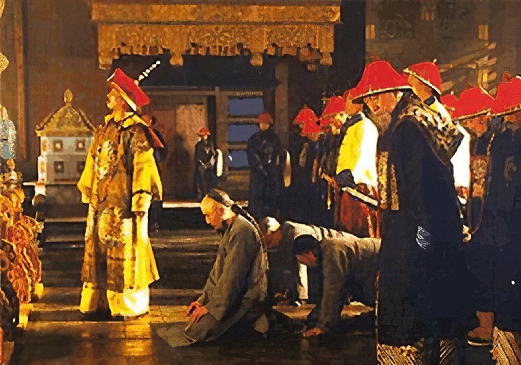 清朝大臣上朝时有个特殊的规矩,大家嘴里都要含一片人参,这是官员用来