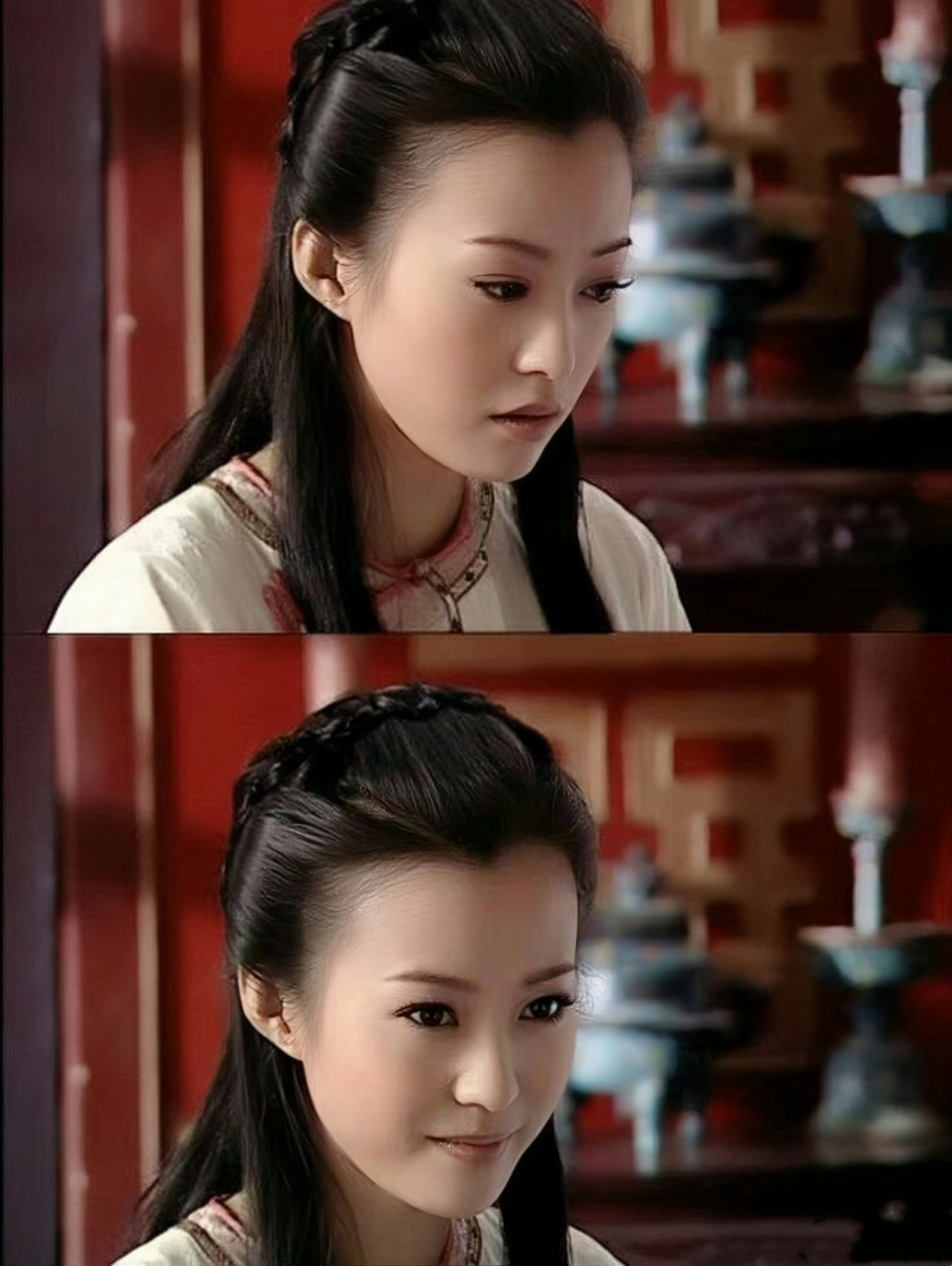 郝蕾年轻的时候那才叫美的一个绝,关键演技还好,现在比以前胖了,但是