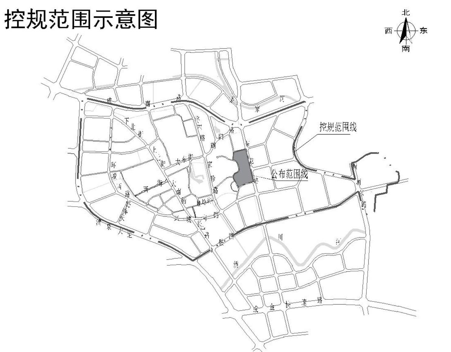 青白江区城厢古城片区控制性详细规划(第02版)公布图