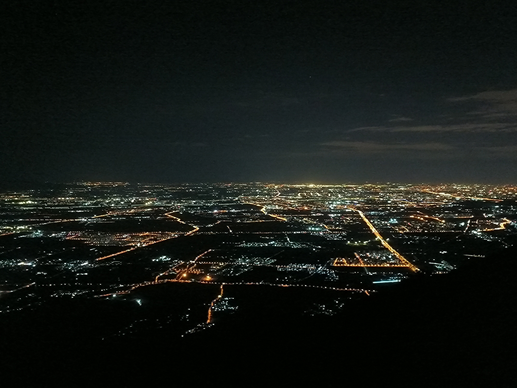 北京鬼笑石夜景图片