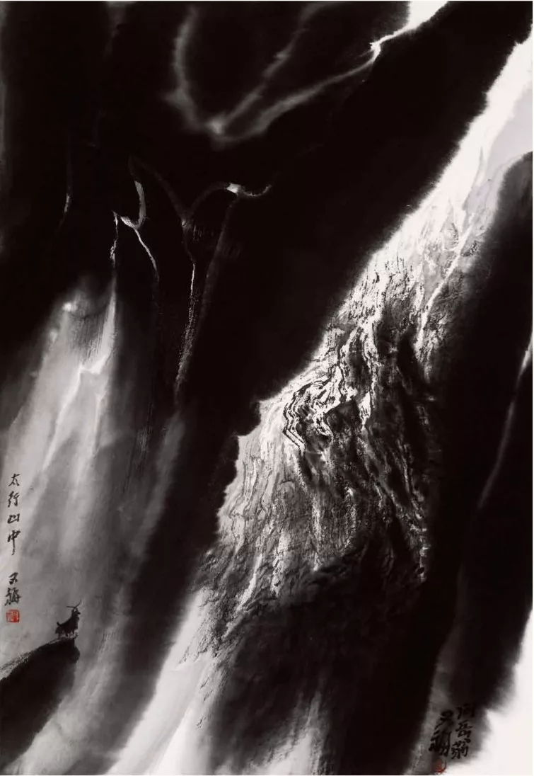 国画家|贾又福谈山水画对景写生:拉近再拉近,推远再推远