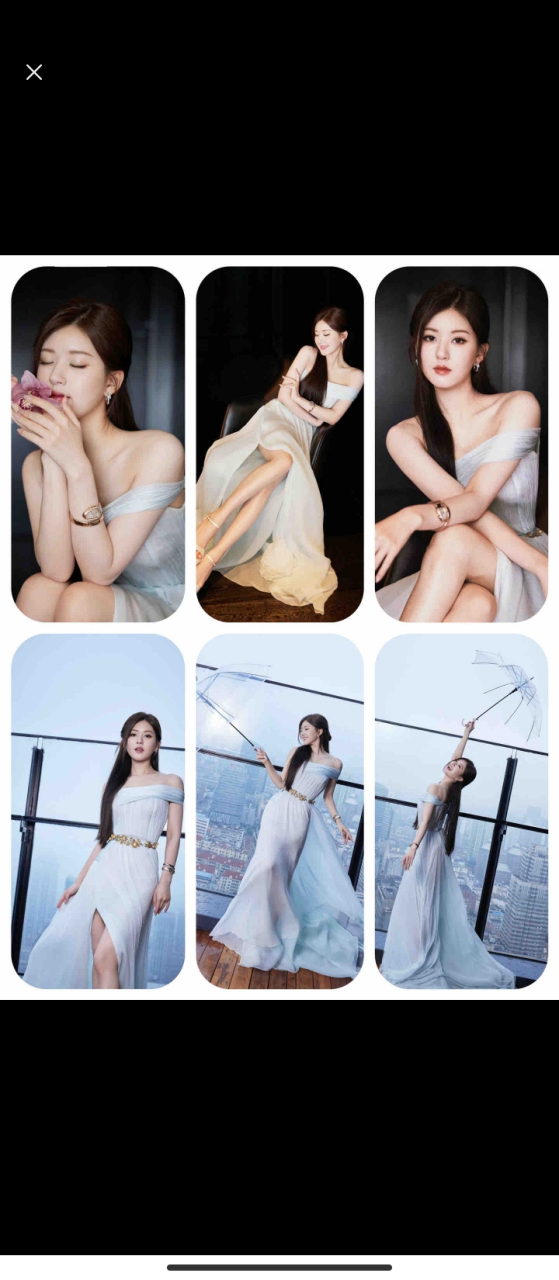 腾讯视频发布会上,赵露思身穿淡蓝抹胸开衩长裙,淡雅飘逸,眼前一亮,真