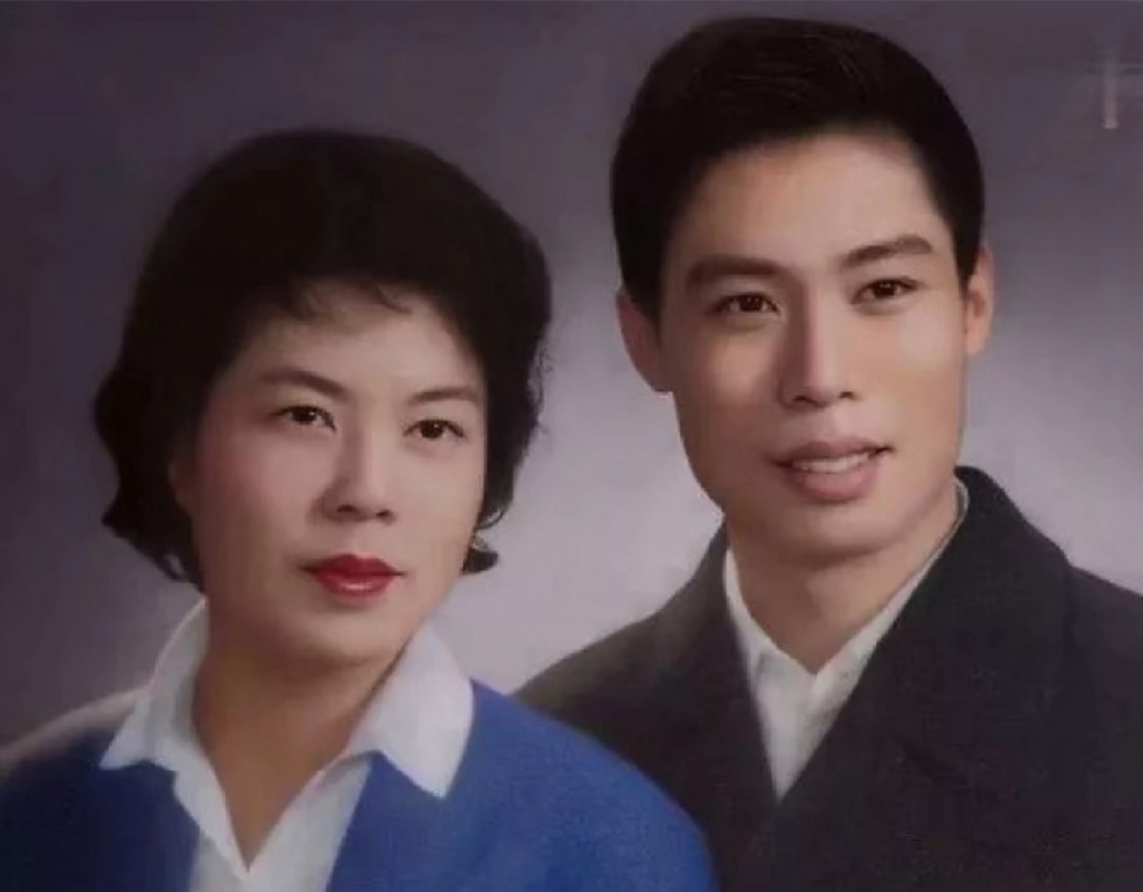 1963年,钟南山与妻子李少芬的结婚照!