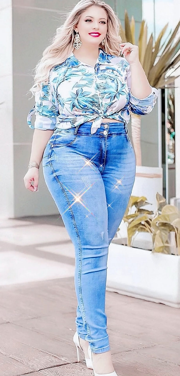 美女超模大码超模欧美人像摄影写真#性感好身材